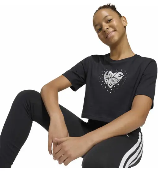 Everyday Glam Graphic Jr - T-Shirt - ragazza Black