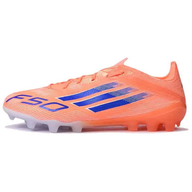 F50 Elite Comodo Morbido 2G/3G AG (Borchie corte in gomma) Scarpe da Calcio per Erba Dura Antiscivolo Unisex Scarpe da Calcio Arancioni JH7640 46