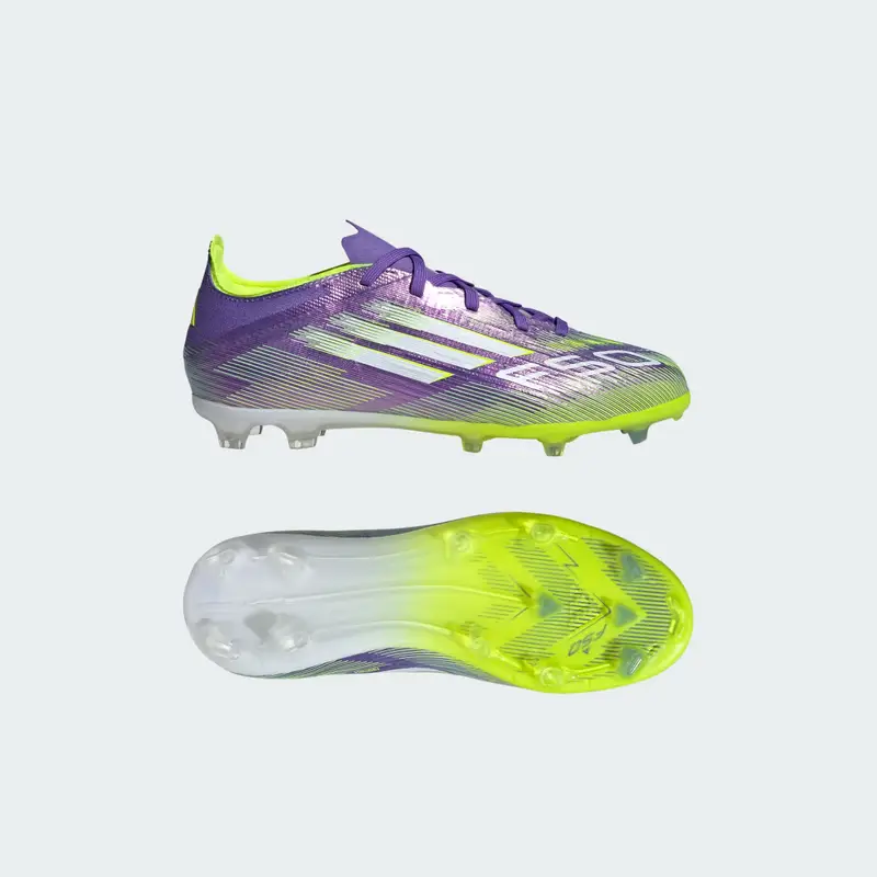 F50 Elite Firm Ground Boots Kids Purple Rush