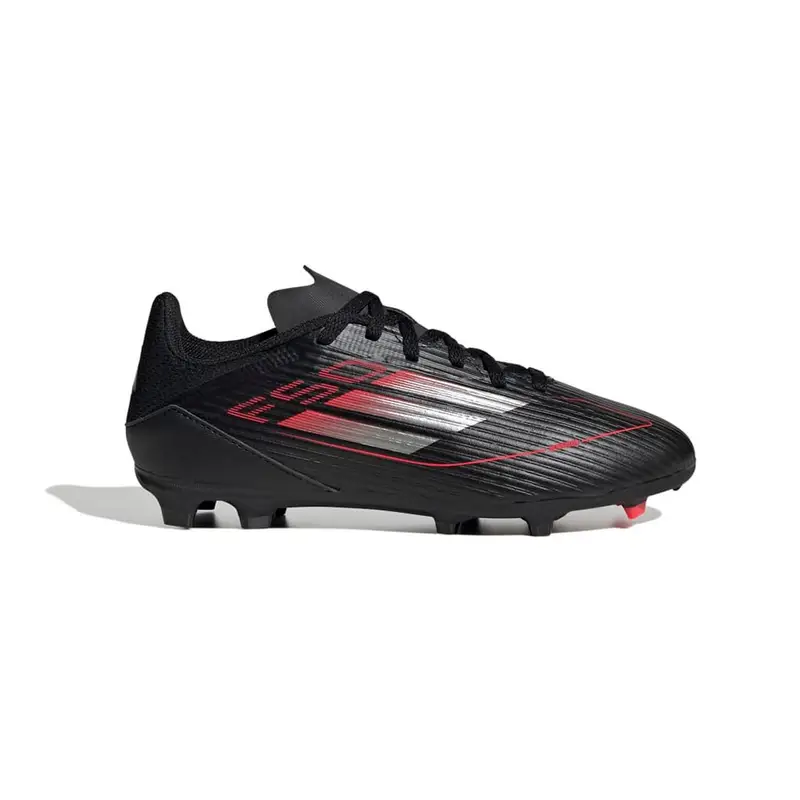 F50 League Ll Fg Mg Nero Iron Rosso - Scarpe Da Calcio Bambino EUR 34 / UK 2