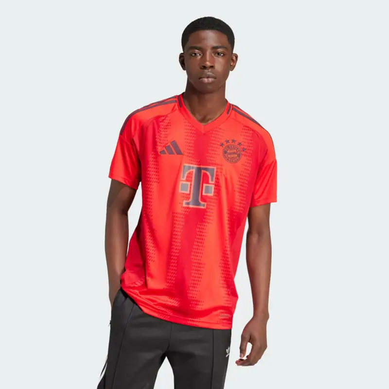 Adidas Fc Bayern 24/25 Home male Maglie/Repliche - Rosso - Tela di cotone - Foot Locker