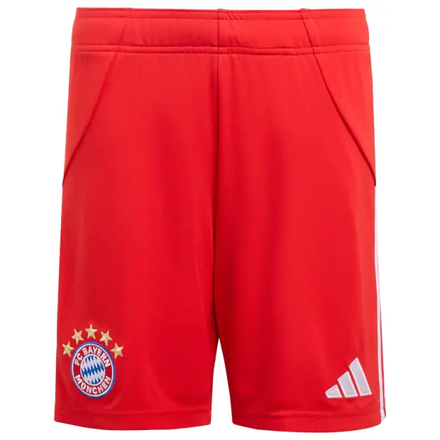Fc Bayern 25/26 Home Shorts Bambini - Pantaloncini Rosso - Mesh Red