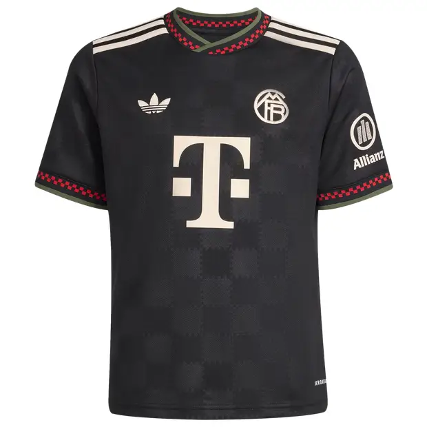 Fc Bayern 25/26 Third Jersey Bambini - Maglie/Repliche Nero - Mesh Black
