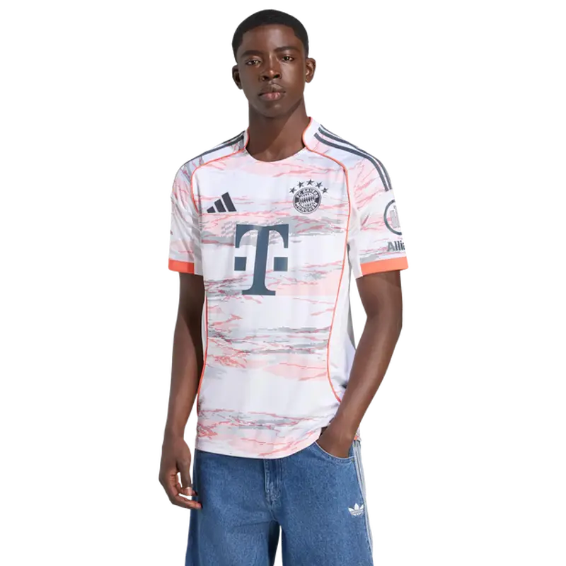 Adidas Fc Bayern Muenchen Away 25-26 male Maglie/Repliche - Bianco - Poly Jersey - Foot Locker