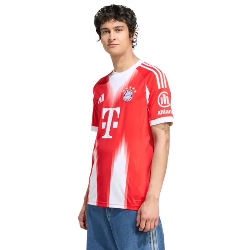 Adidas Fc Bayern Muenchen Home 25-26 male Maglie/Repliche - Rosso - Poly Jersey - Foot Locker