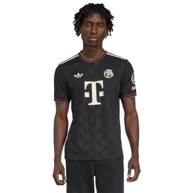Fc Bayern Muenchen Third 25-26 male Maglie/Repliche - Nero - Poly Jersey - Foot Locker Black