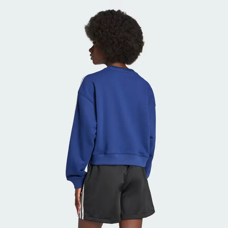 Felpa 3-Stripes Crew Dark Blue miniatura 2