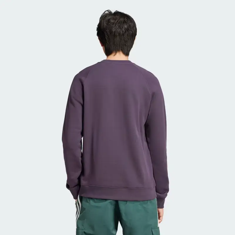 Felpa adicolor Classics Trefoil Crewneck Aurora Black miniatura 2