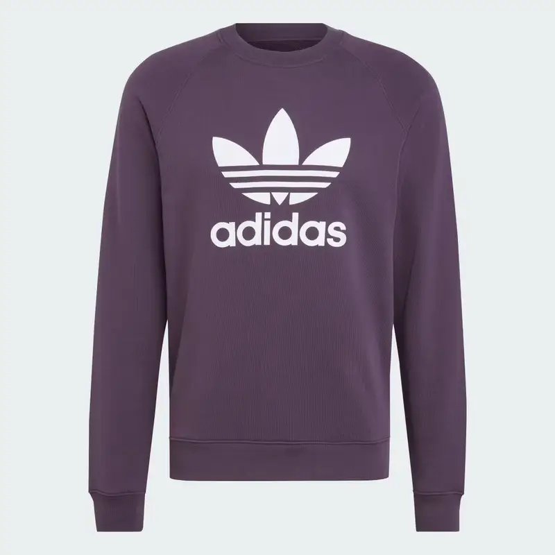 Felpa adicolor Classics Trefoil Crewneck Aurora Black miniatura 4