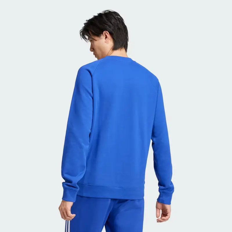 Felpa adicolor Classics Trefoil Crewneck Semi Lucid Blue miniatura 2