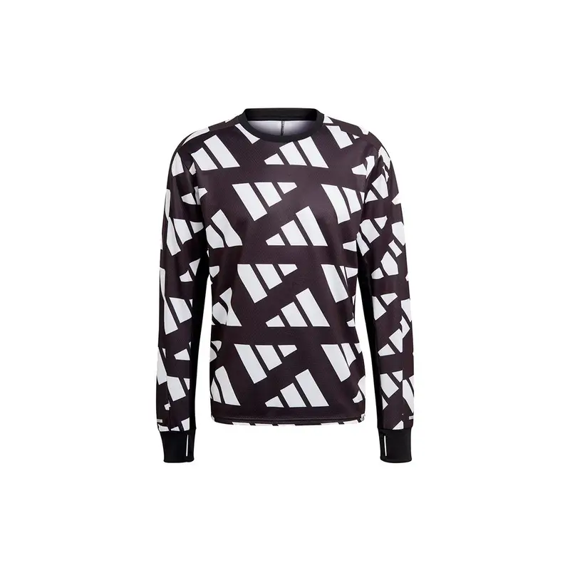 Felpa Adidas Celebration con Stampa Logo Completo e Girocollo Top da Uomo Nero GK5092 XL