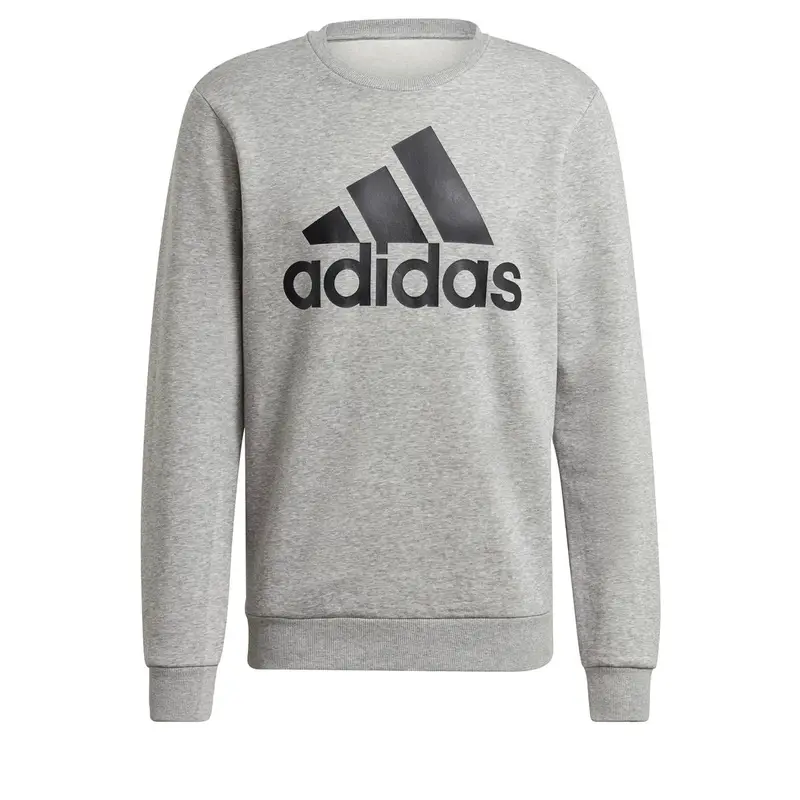 Felpa adidas Essentials Big Logo Gris