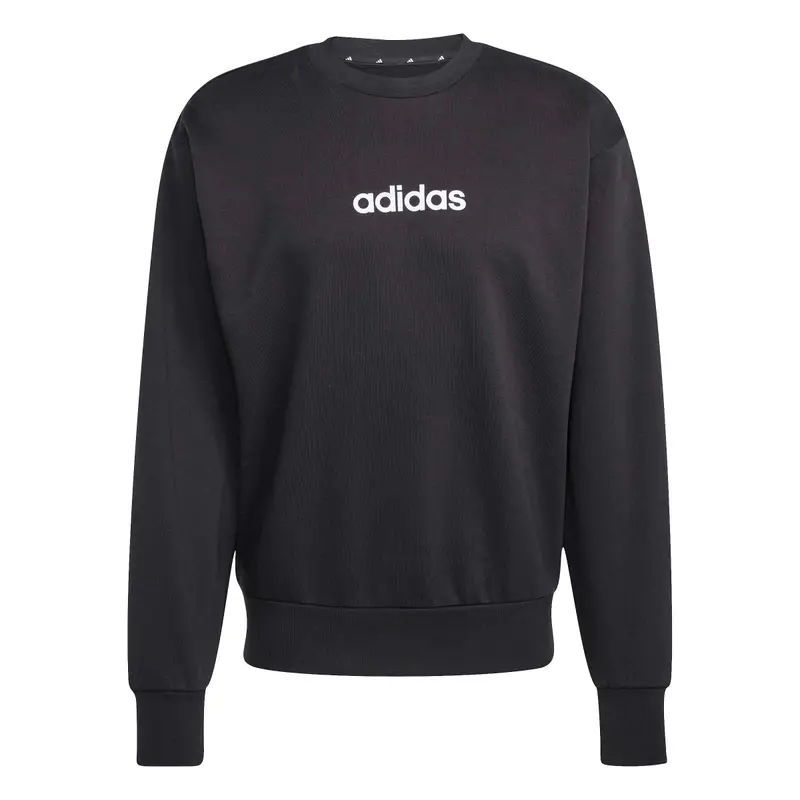 Felpa adidas Essentials Linear Fleece Noir