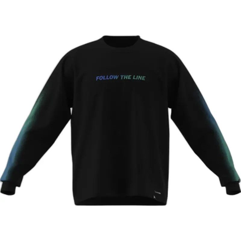 Felpa adidas Follow The Line Graphic UniteFit Noir