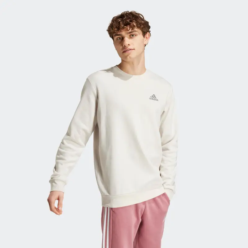 Felpa ADIDAS uomo palestra leggera beige | Adidas