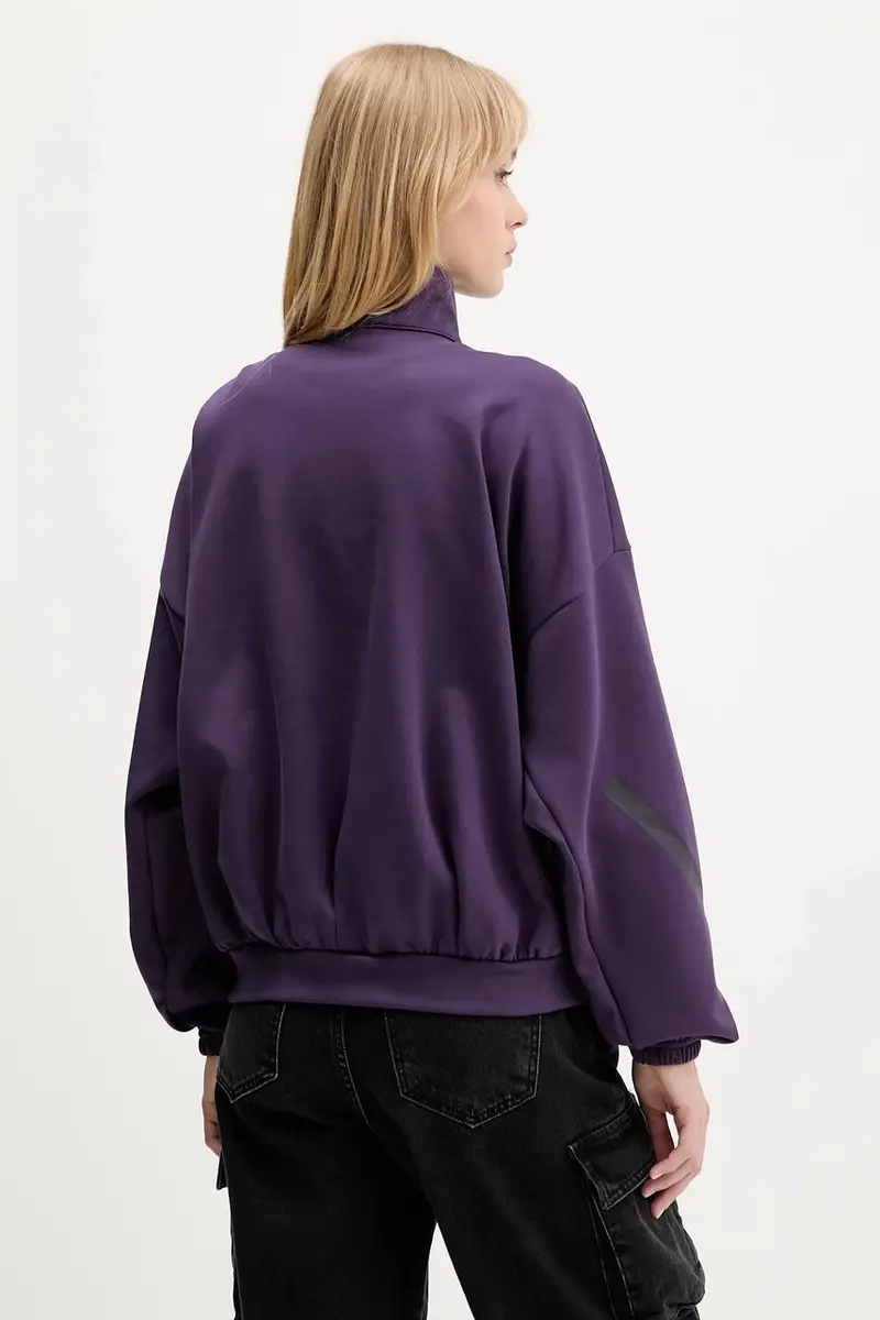 felpa adidas x Z.N.E donna colore violetto JW7780 miniatura 3