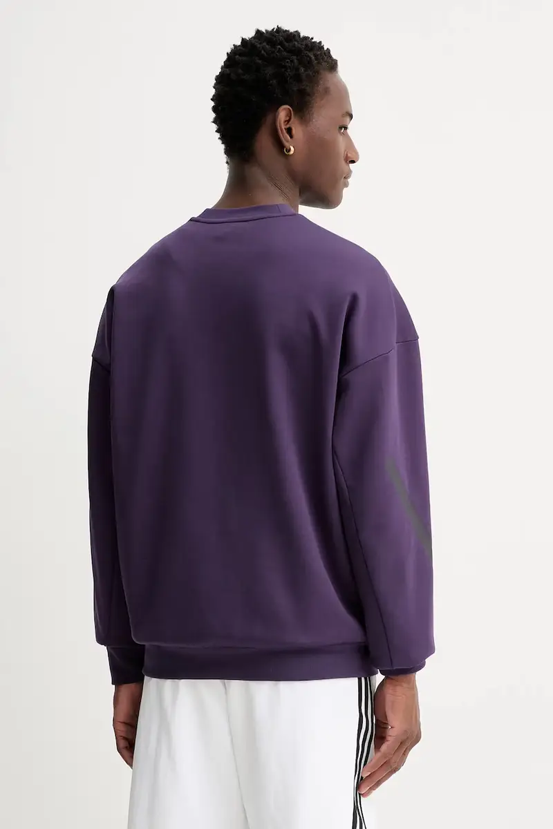 felpa adidas x Z.N.E uomo colore violetto JW4751 miniatura 3