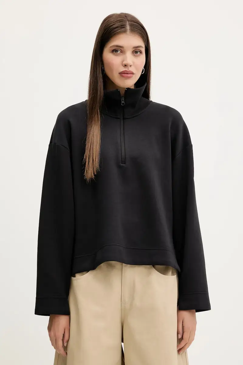 felpa ALL SZN donna colore nero JM1659