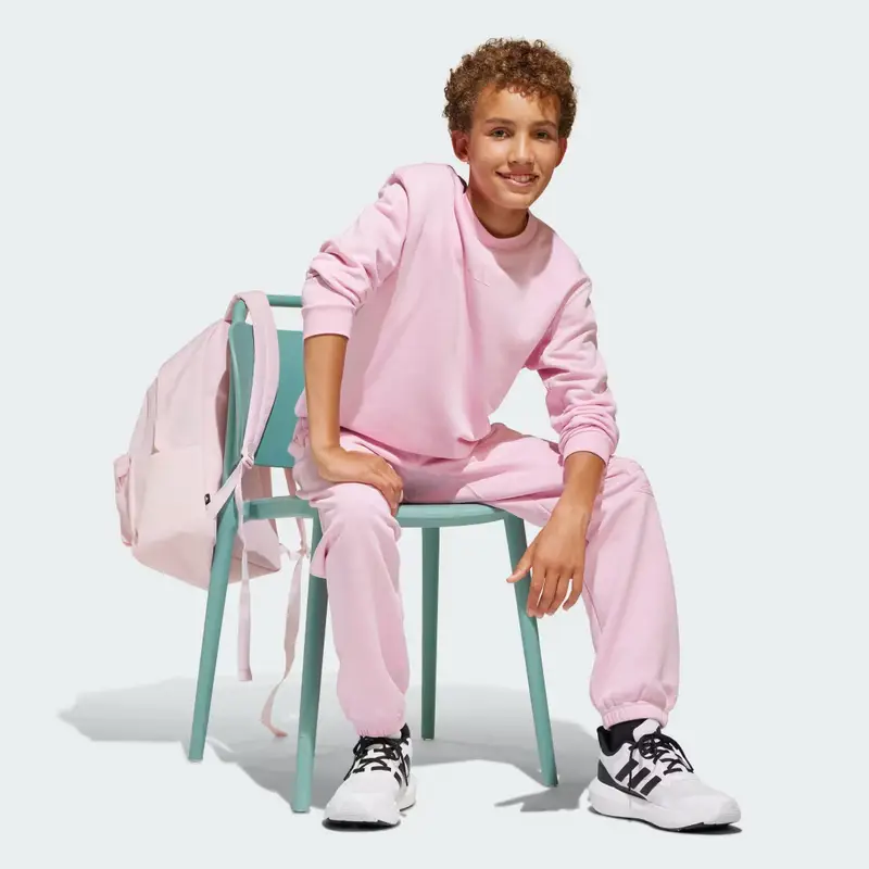 Felpa All SZN Graphic Crew Junior True Pink miniatura 3