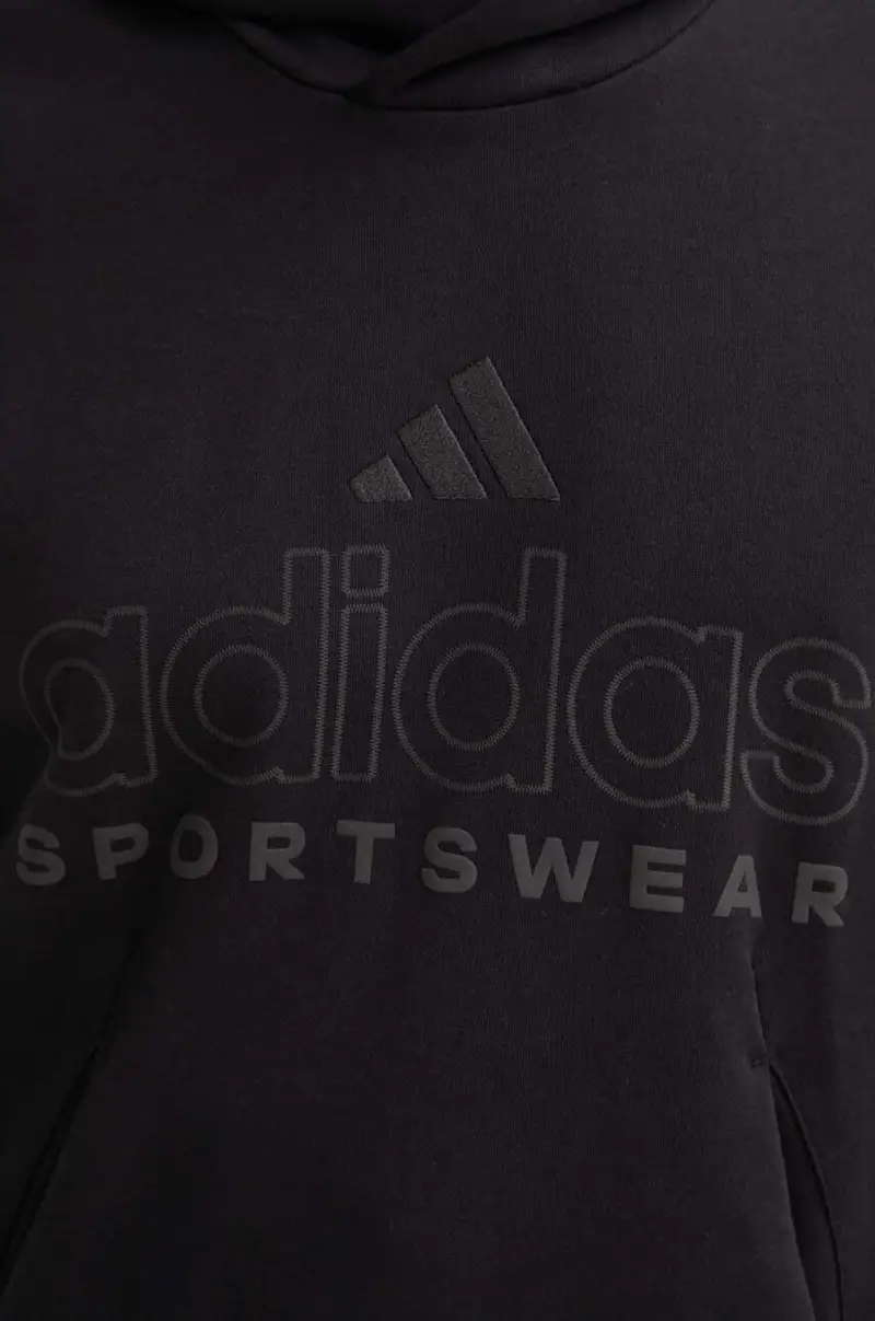 felpa All SZN uomo colore nero con cappuccio IX1266 miniatura 5