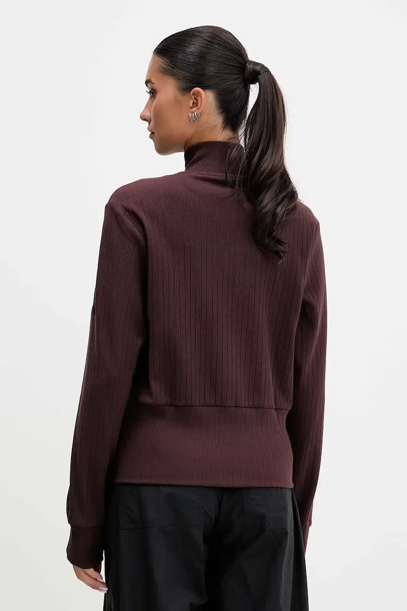 felpa All Szn Winterized donna colore marrone JM5947 miniatura 3