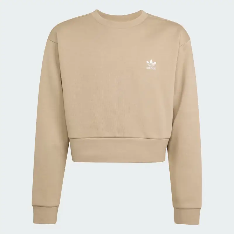 FELPA BOXY CREW Stone Khaki miniatura 4