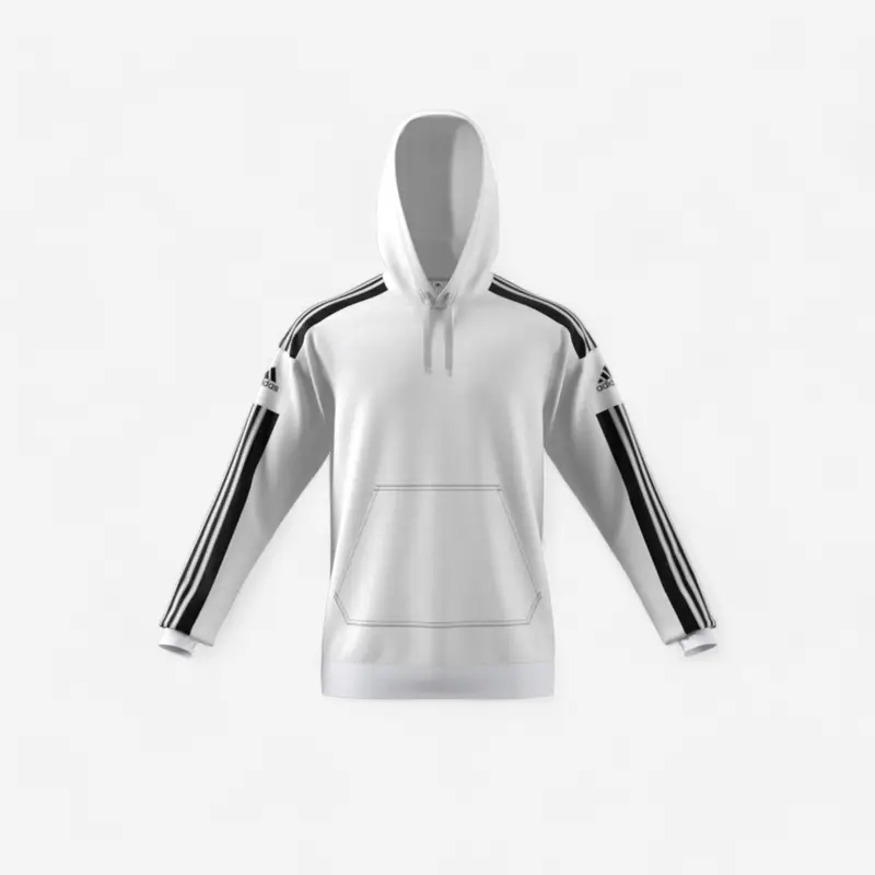 Felpa calcio adulto con cappuccio ADIDAS squadra 23/24 | Adidas Bianco