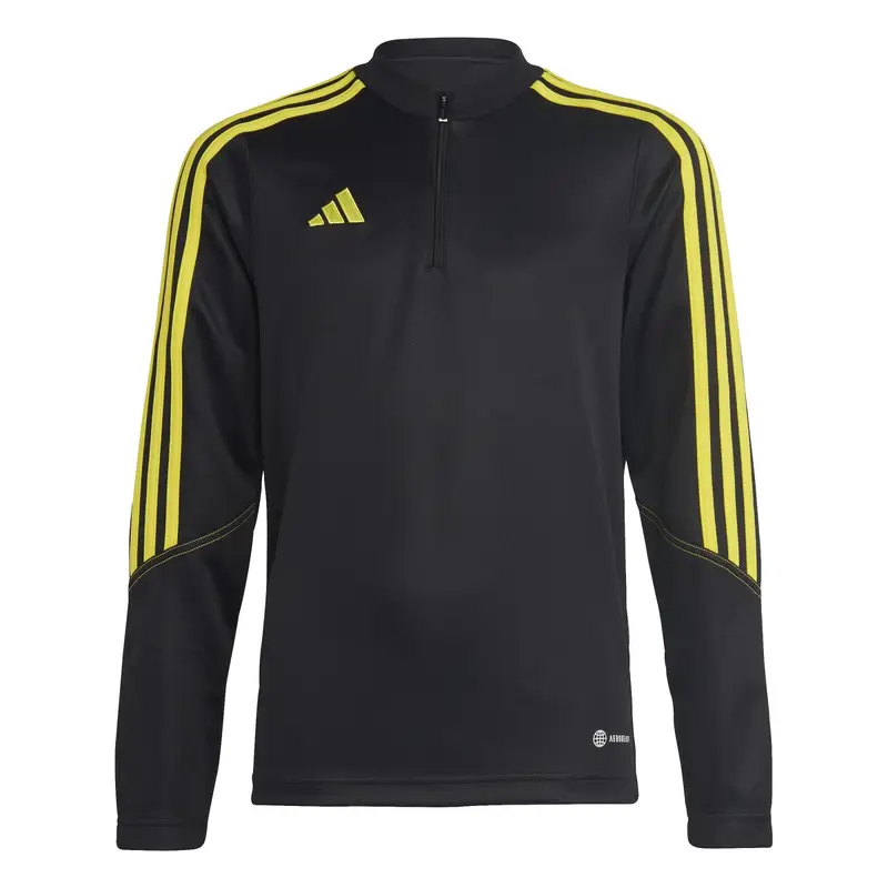Felpa calcio bambino Adidas TIRO 23 CLUB nero/giallo | Adidas