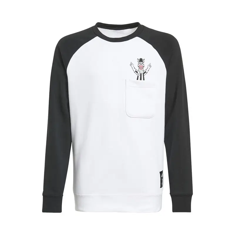 felpa calcio juve crew bianco nero bambino 7-8 Anni