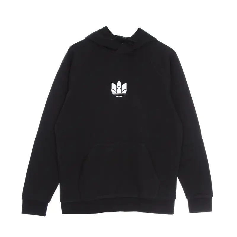 Felpa Cappuccio Uomo Loungewear 3d Trefoil Hoodie Black