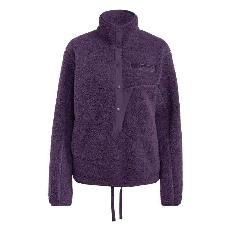 Felpa con cappuccio 1/4 zip donna adidas Terrex Xploric