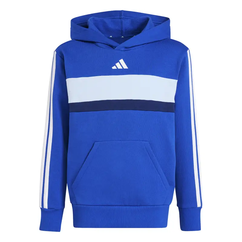 Felpa con cappuccio a 3 bande per bambini adidas Seasonal Essentials Tiberio Bleu