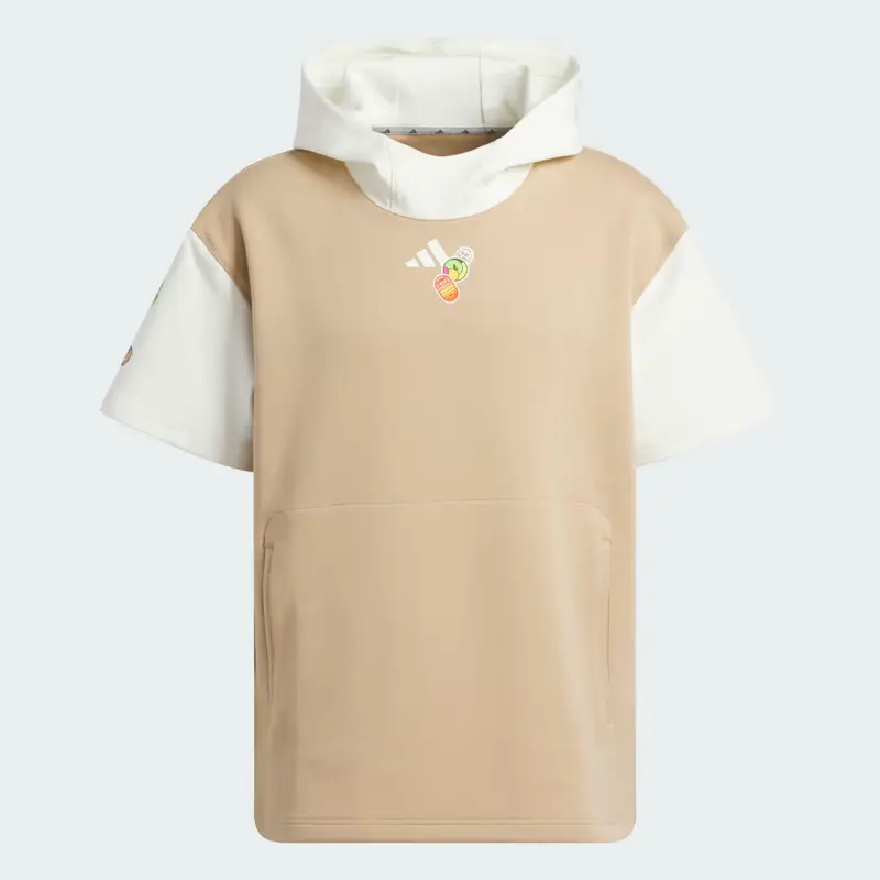 Felpa con cappuccio a manica corta con patrimonio ispanico (neutro) Warm Sandstone miniatura 4