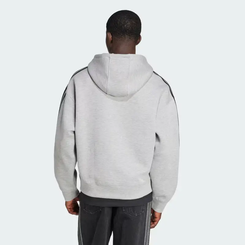 Felpa con cappuccio adidas adicolor Spacer Oversized Medium Grey Heather miniatura 2