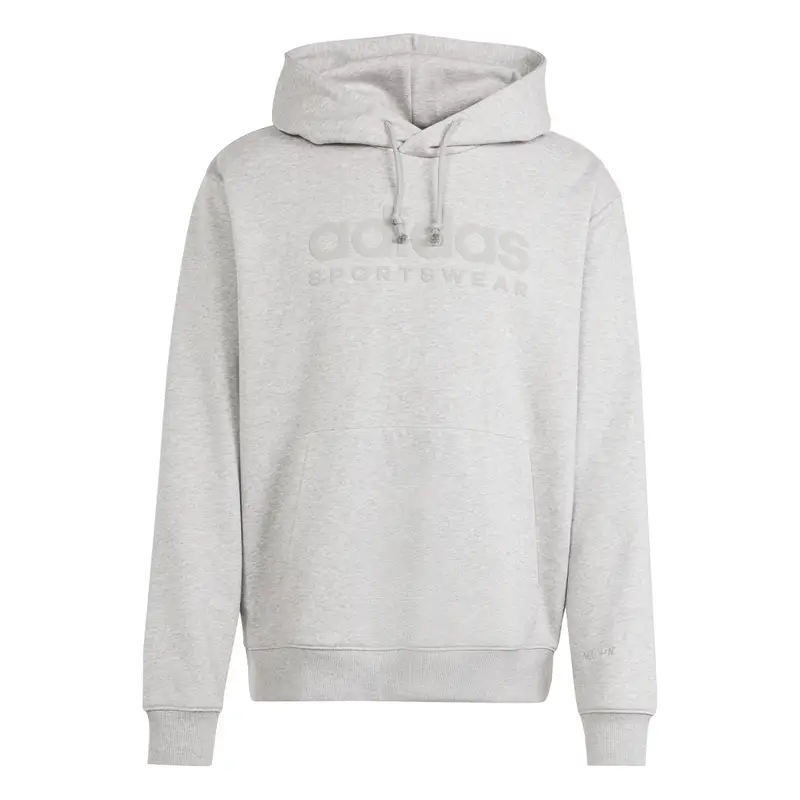 Felpa con cappuccio Adidas All Szn Fleece Graphic Gris