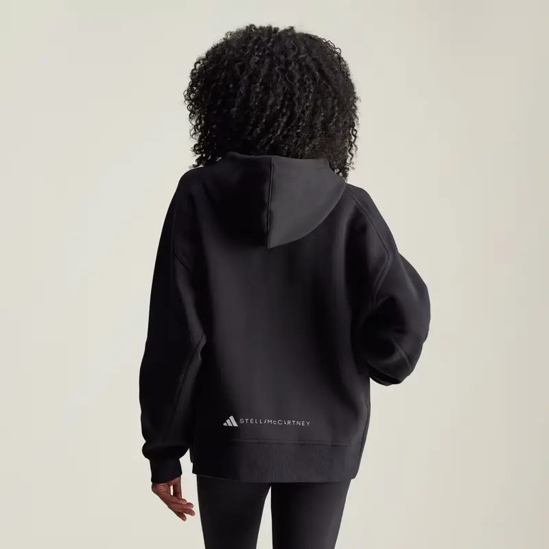Felpa con cappuccio adidas by Stella McCartney Full Zip Black miniatura 2