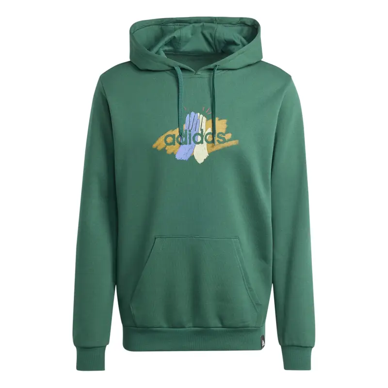 Felpa con cappuccio adidas Codes Graphic Vert