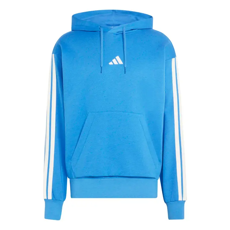 Felpa con cappuccio adidas Essentials 3-Stripes Bleu