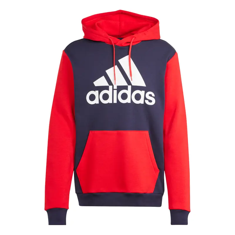 Felpa con cappuccio adidas Essentials Big Logo Bleu