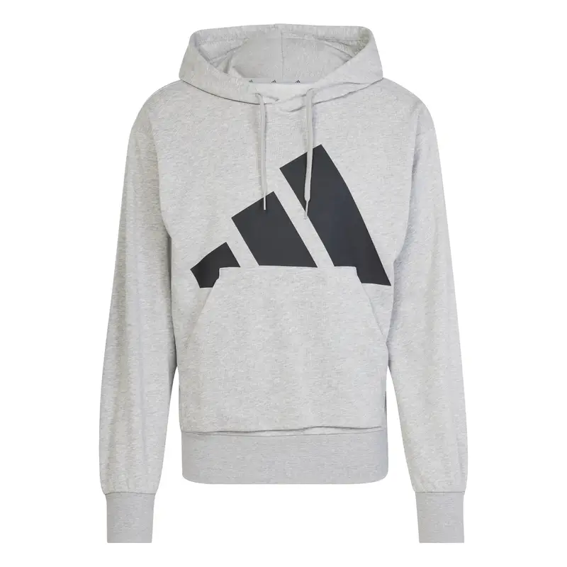 Felpa con cappuccio adidas Essentials Big Logo Gris