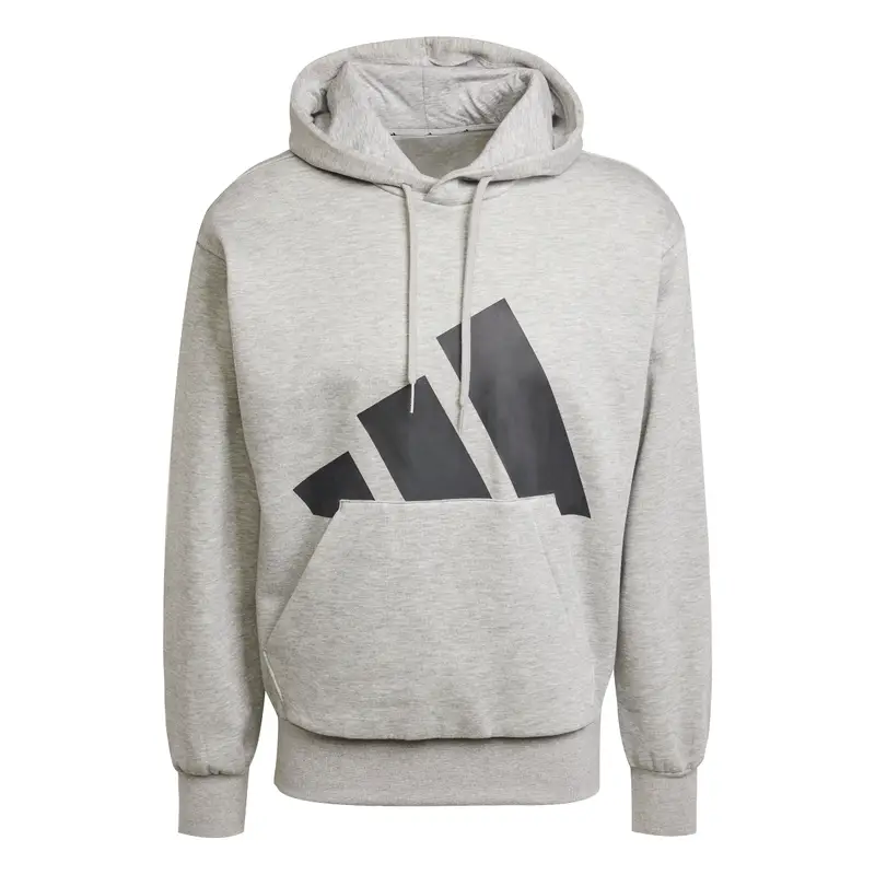 Felpa con cappuccio adidas Essentials Big Logo Gris