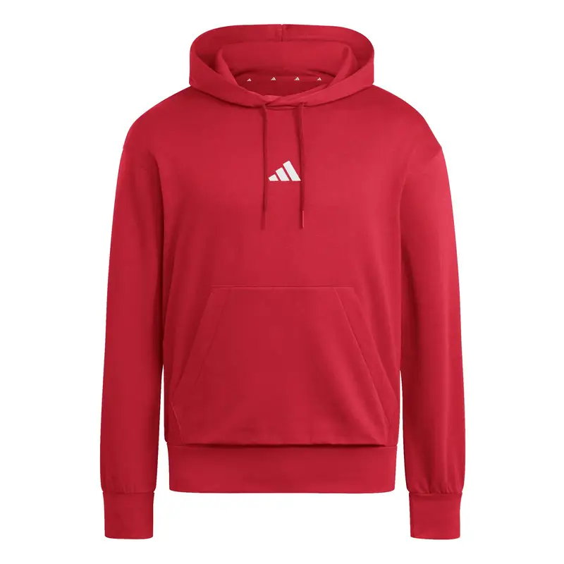 Felpa con cappuccio adidas Essentials Feelcozy Fleece Rouge