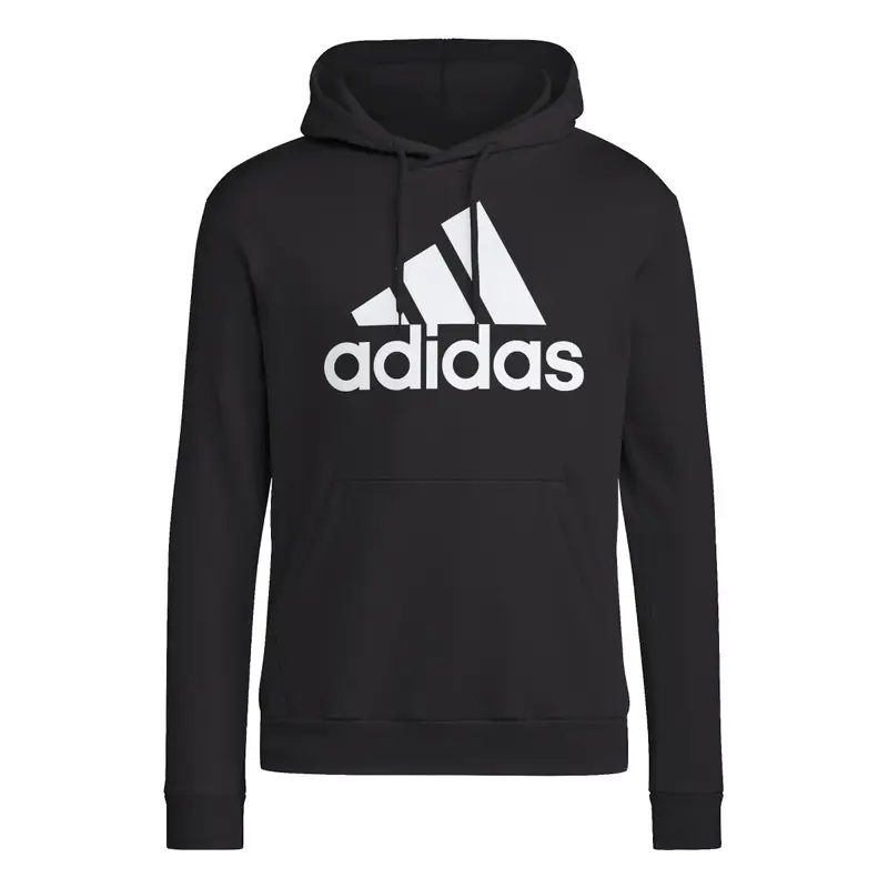 Felpa con cappuccio adidas Essentials Fleece Big Logo Noir