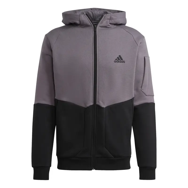 Felpa con cappuccio adidas Essentials for Gameday Gris