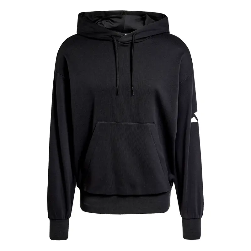Felpa con cappuccio adidas Essentials Three Bar Noir