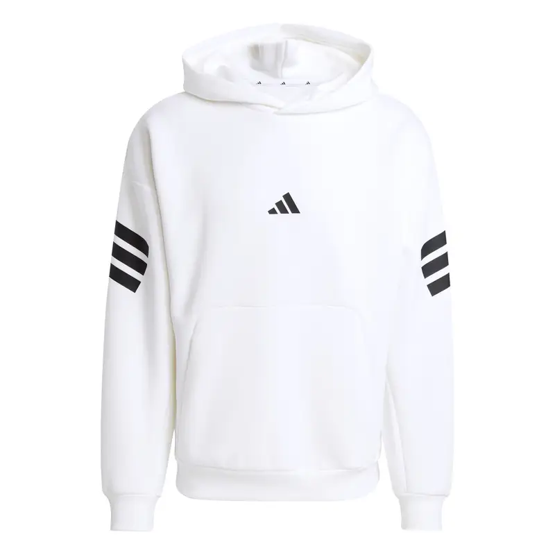 Felpa con cappuccio adidas Future Icons 3-Stripes Blanc