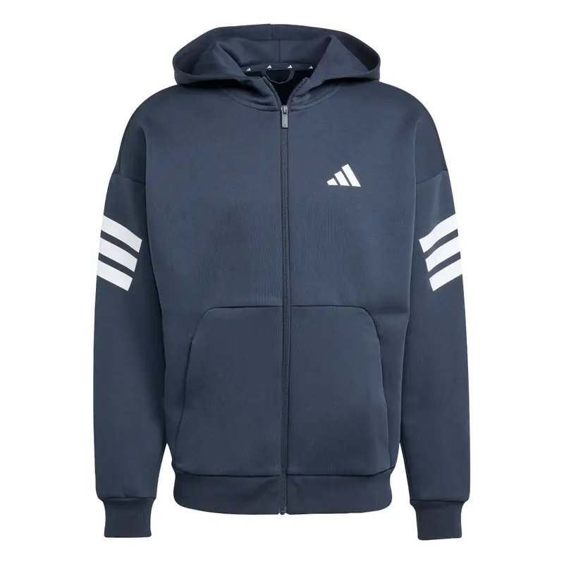Felpa con cappuccio adidas Future Icons 3-Stripes Bleu