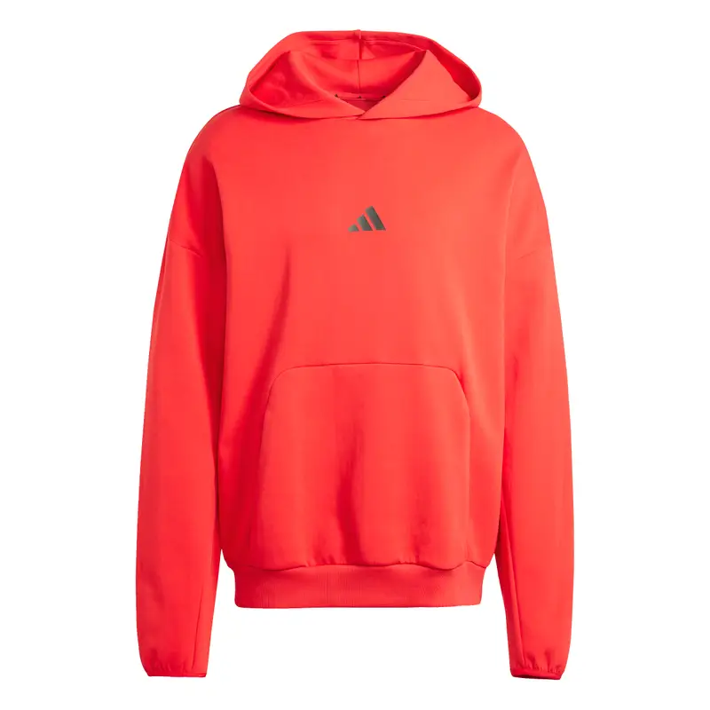 Felpa con cappuccio adidas Future Icons Small Logo Rouge