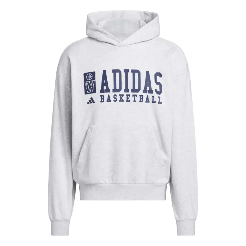 Felpa con cappuccio adidas Graphic Gris
