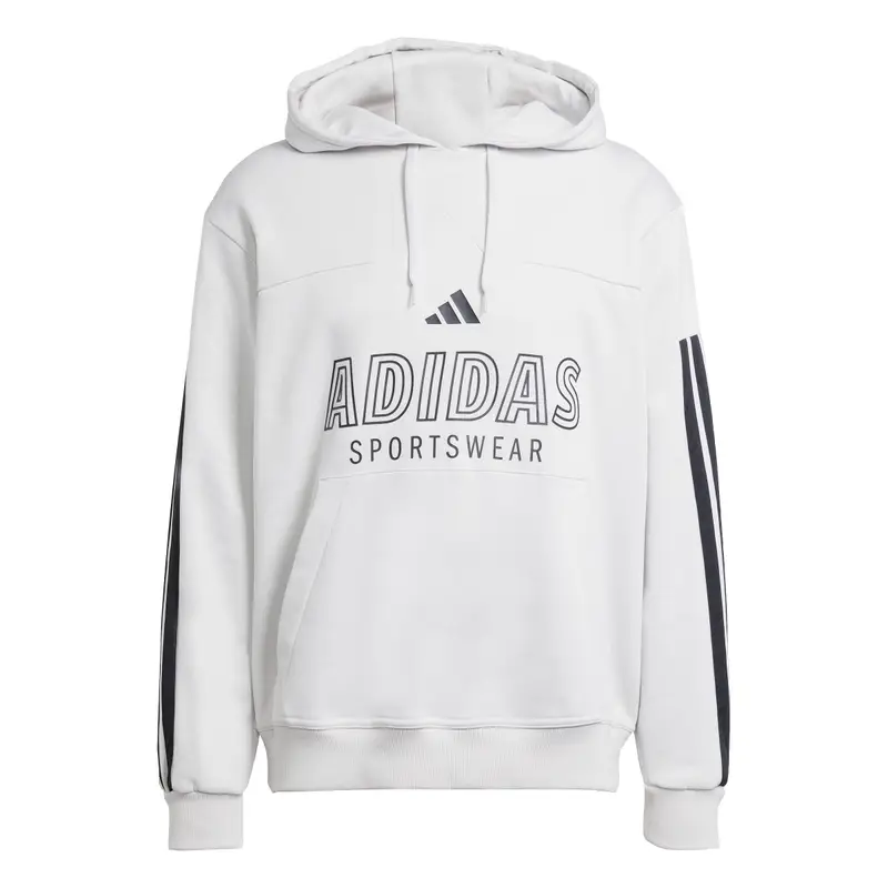 Felpa con cappuccio adidas House Of Tiro Fleece Gris